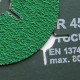 Fiber-Schleifscheiben 115x22 mm krezgeschlitzt Keramikkorn - K80