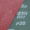 Fiber-Schleifscheiben 115x22 mm krezgeschlitzt Korund - K24